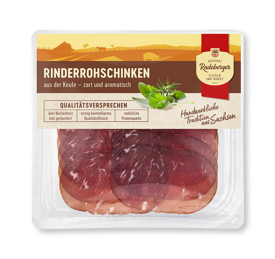 Original Radeberger Rinder-Rohschinken